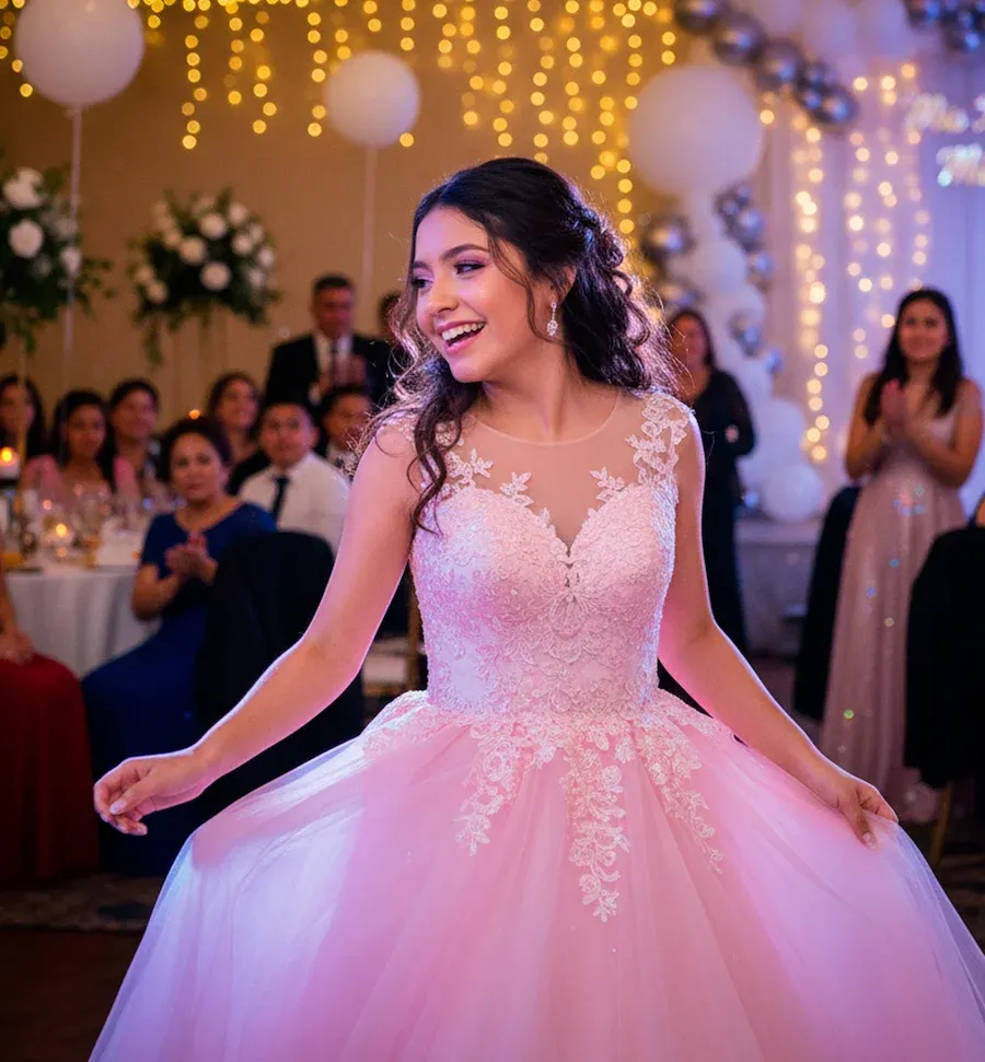 Custom quinceañera event branding and graphic design in Maryland