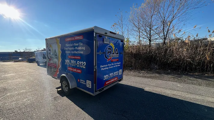 Vehicle wrap for RJA Services, photo 6.