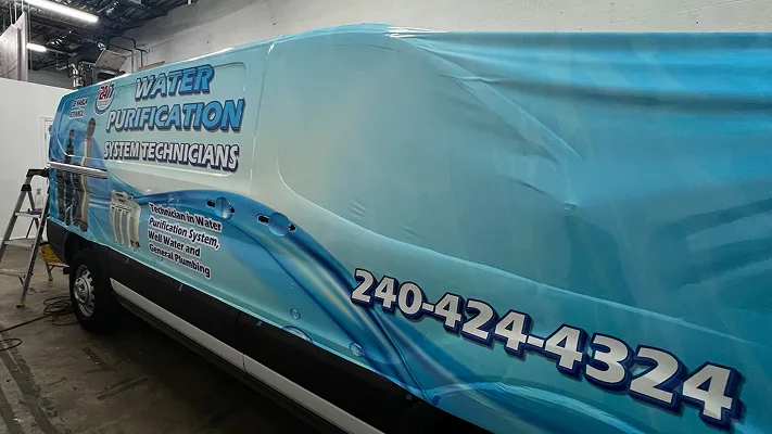 Vehicle wrap for Water Purification, photo 4.