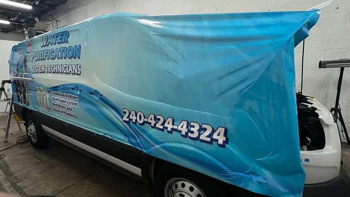 Vehicle wrap for Water Purification, photo 5.